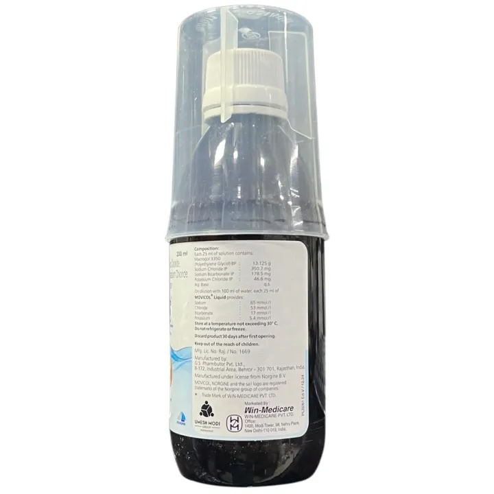 Movicol Orange Liquid 200ml product image