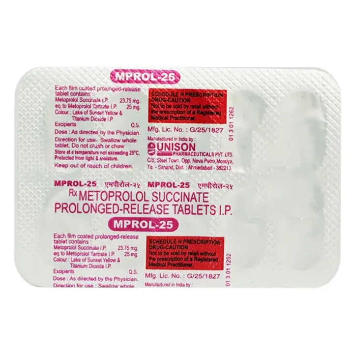 Mprol 25 Tablet product image