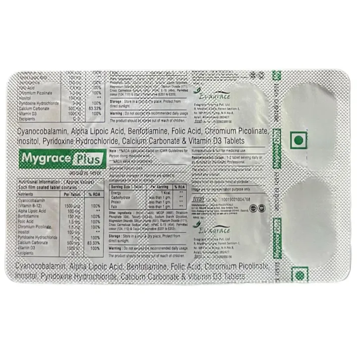 Mygrace Plus Tablet product image