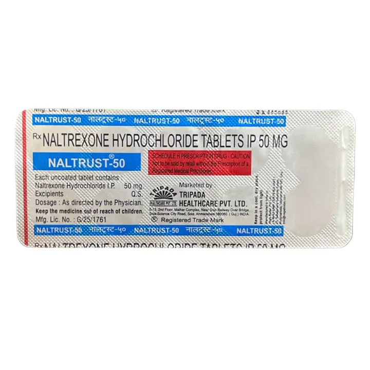 Naltrust 50 Tablet product image