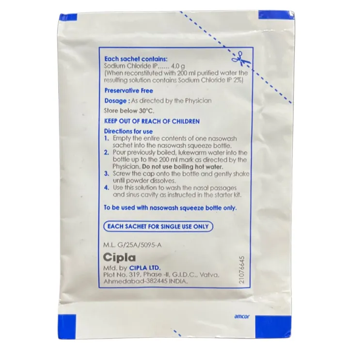 Nasowash Sachets 4gm product image