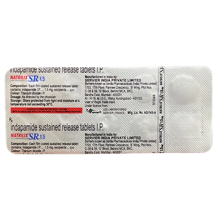 Natrilix Sr Tablet product image