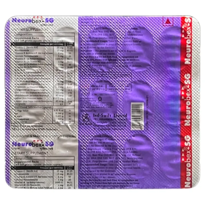 Neurobex Sg Soft Capsule product image