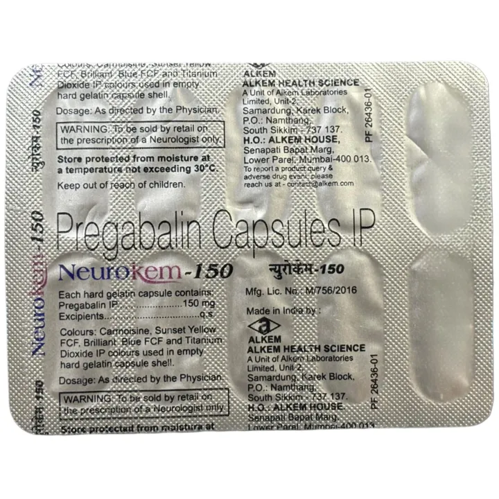 Neurokem 150 Capsule product image