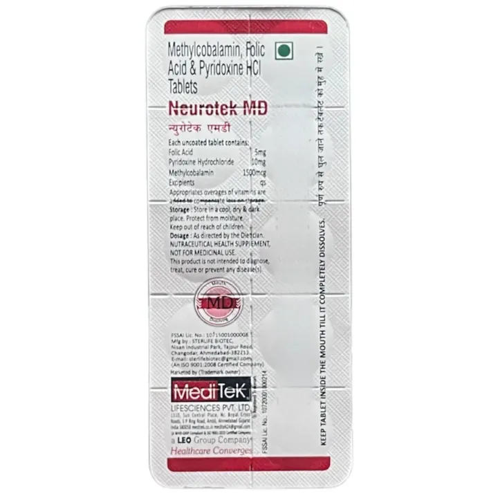 Neurotek Md Tablet product image