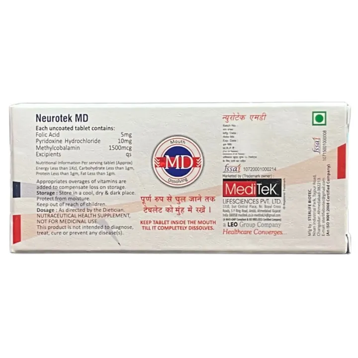 Neurotek Md Tablet product image