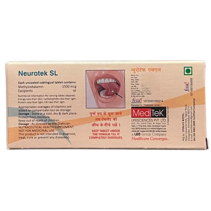 Neurotek Sl Tablet product image