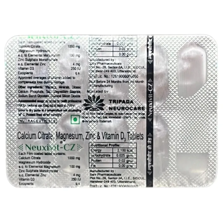 Neuxivit Cz Tablet product image