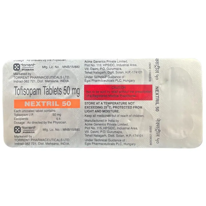 Nextril 50 Tablet product image