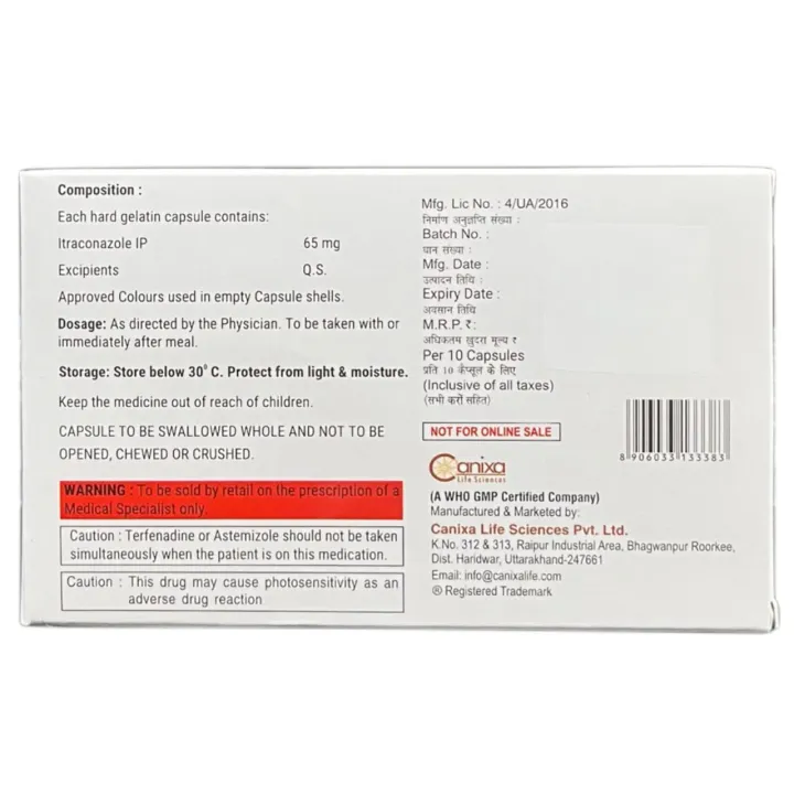 Nixitral Ed 65 Capsule product image