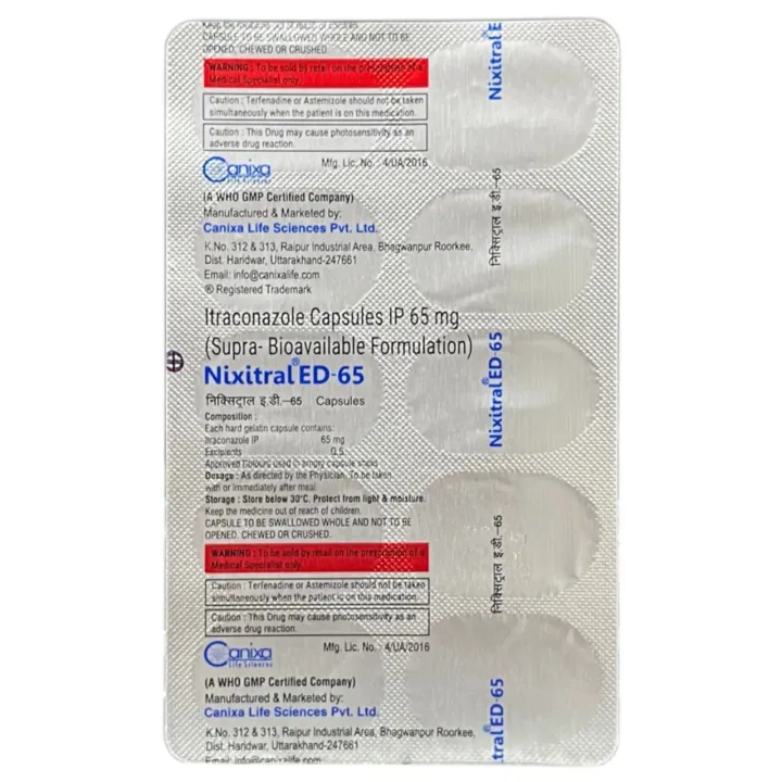 Nixitral Ed 65 Capsule product image