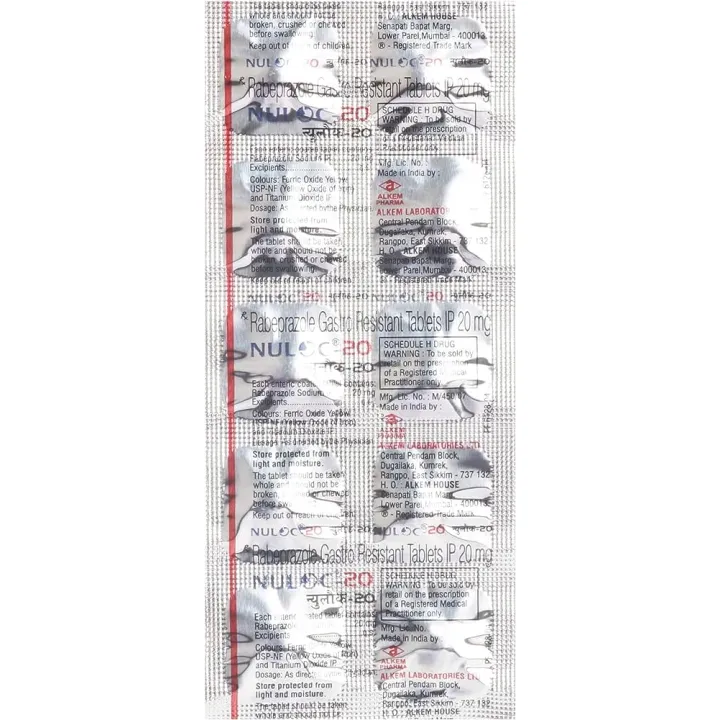 Nuloc 20 Tablet product image