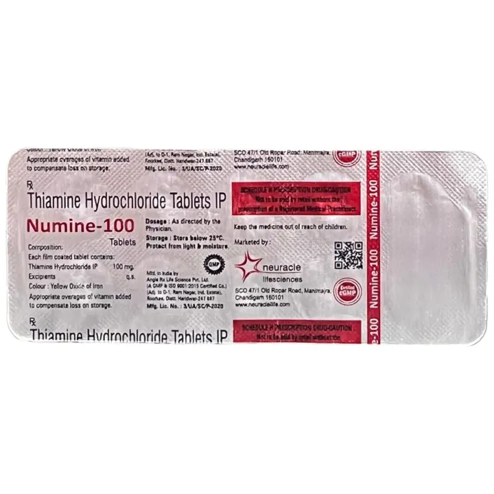 Numine 100 Tablet product image