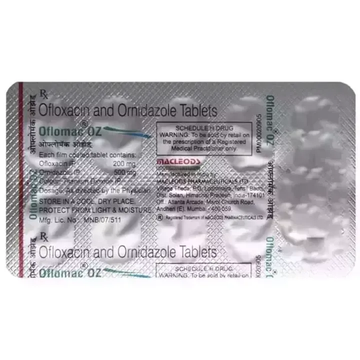 Oflomac Oz Tablet product image