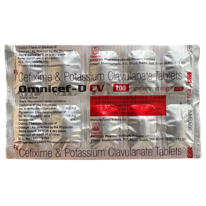 Omnicef O Cv 200 Tablet product image