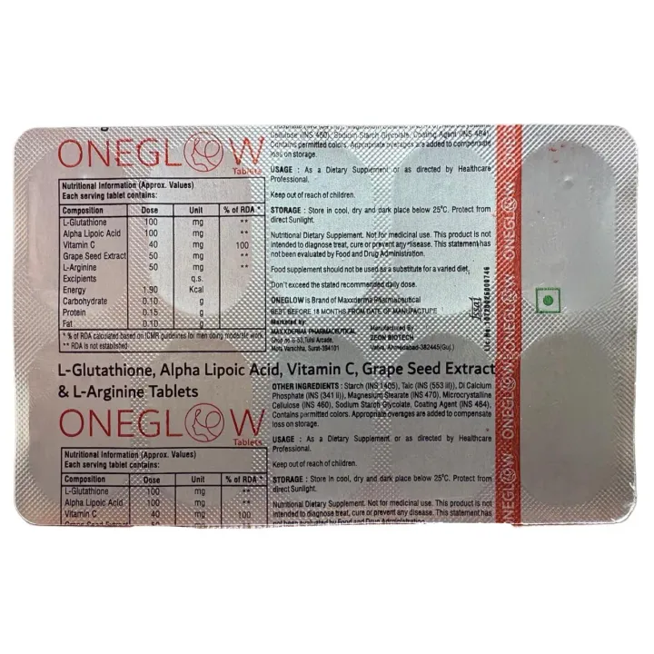 Oneglow Tablets product image