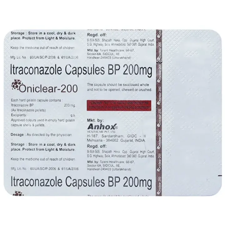 Oniclear 200 Capsule product image