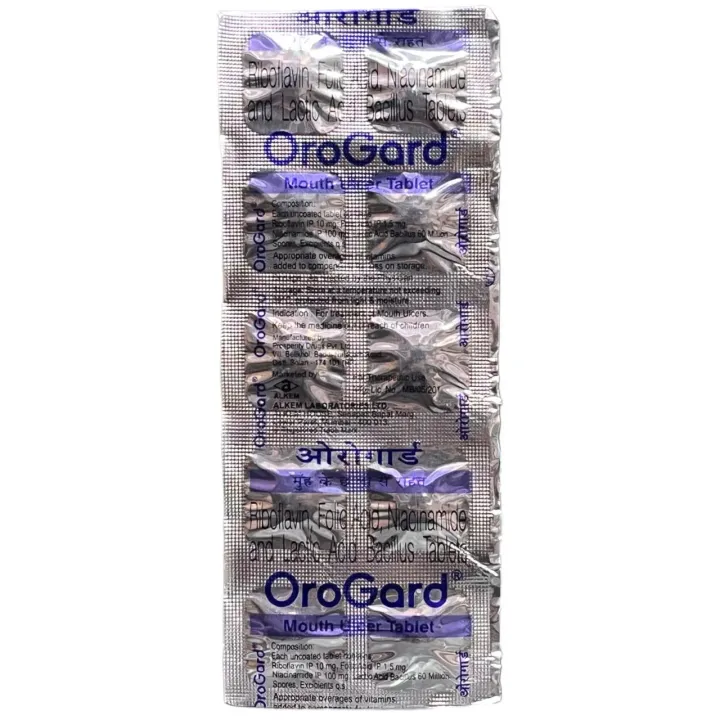 Orogard Mouth Ulcer Tablet product image
