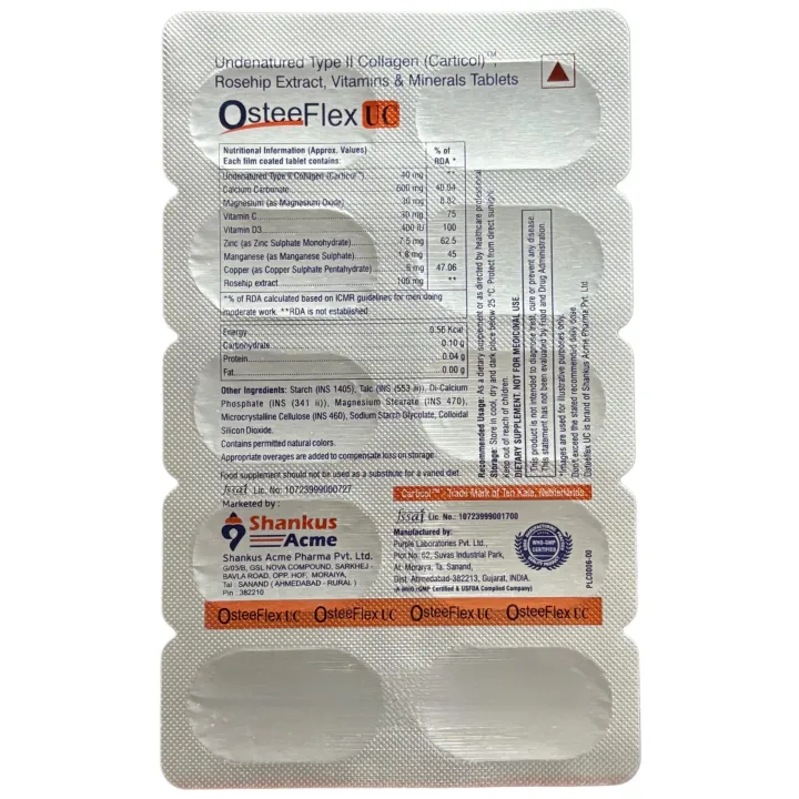 Osteeflex Uc Tablet product image