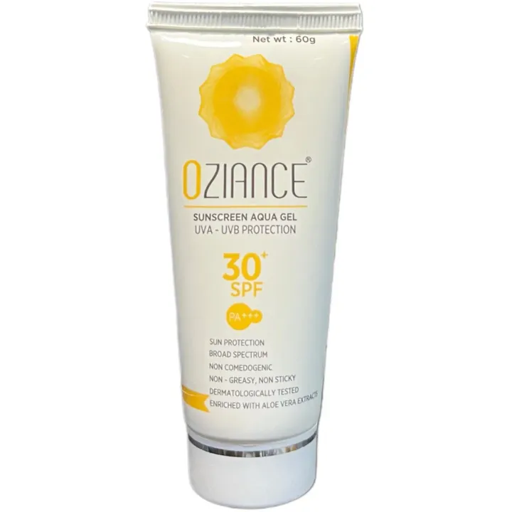 Oziance Spf 30 Sunscreen Aquagel 60gm product image