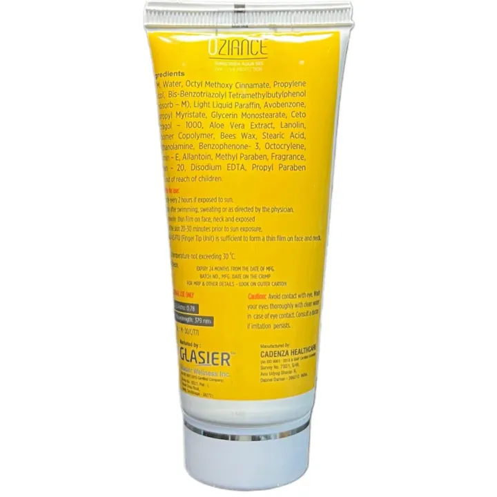 Oziance Spf 30 Sunscreen Aquagel 60gm product image