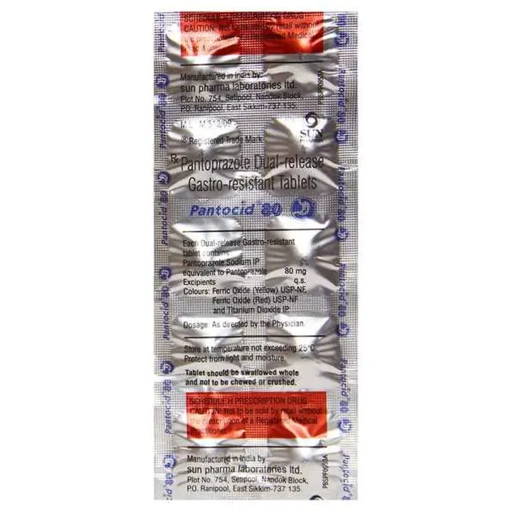 Pantocid 80 Tablet product image