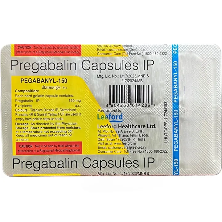 Pegabanyl 150 Capsule product image