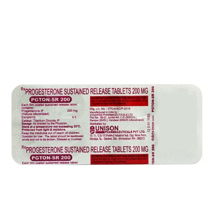 Pgton Sr 200 Tablet product image