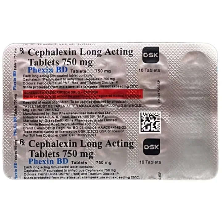 Phexin Bd 750 Tablet product image