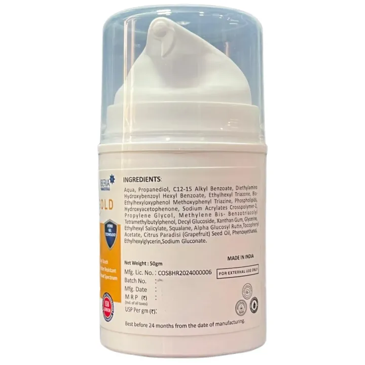Photosafe Gold Spf 50+ Sunscreen Gel product image