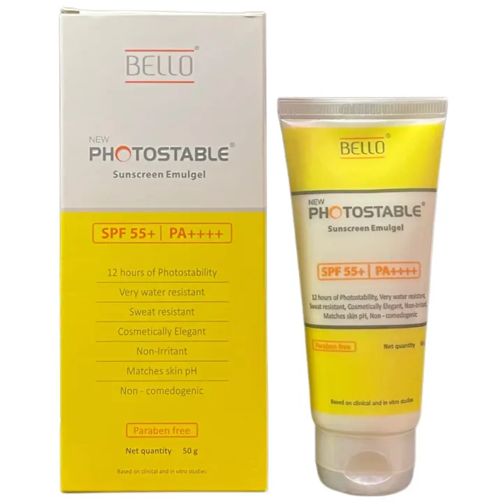 Photostable Spf 55+ Pa+++ Sunscreen Emulgel 50gm product image