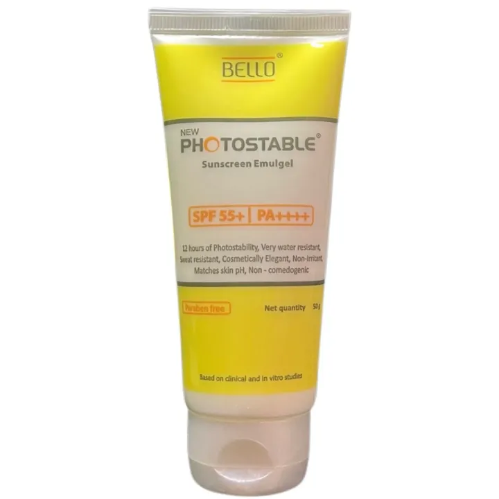 Photostable Spf 55+ Pa+++ Sunscreen Emulgel 50gm product image