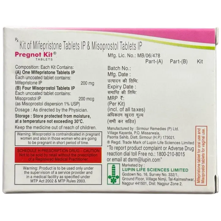 Pregnot Kit Tablets product image