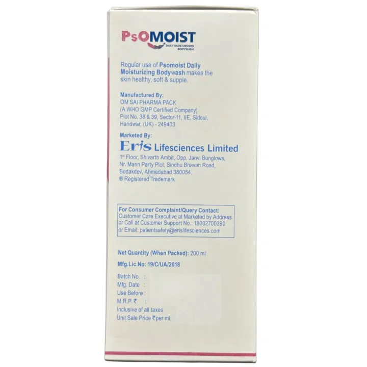Psomoist Daily Moisturizing Body Wash 200ml product image