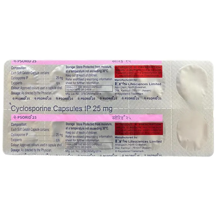 Psorid 25 Capsule product image