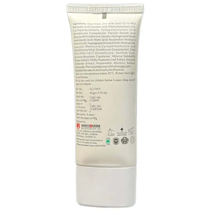 Rayback Soft Mineral Spf 50 Sunscreen Gel 50gm product image