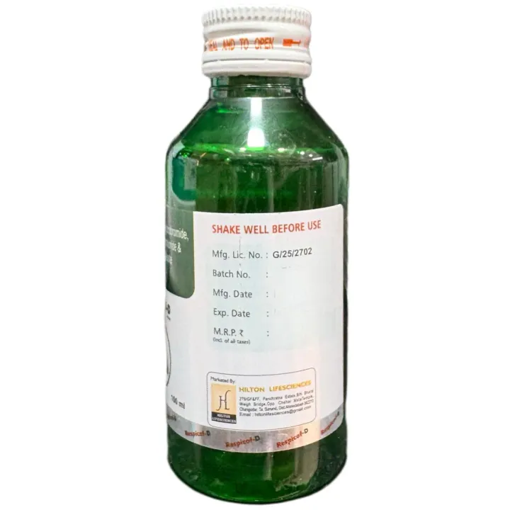 Respicof D Syrup 100ml product image