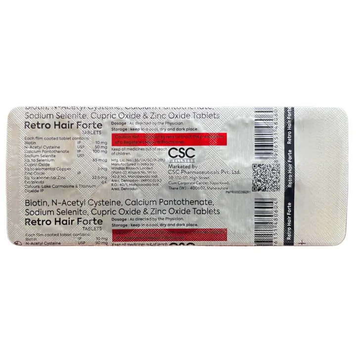 Retro Hair Forte Tablet product image