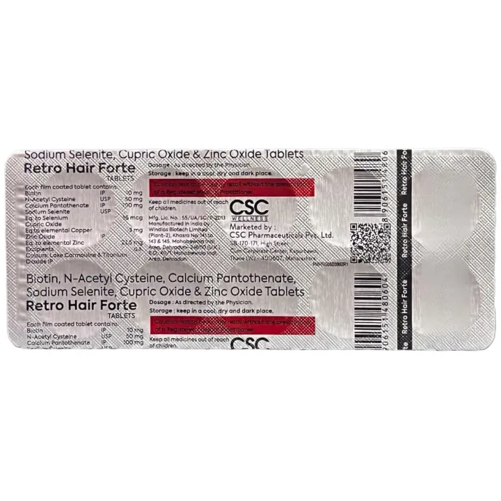 Retro Hair Forte Tablet product image