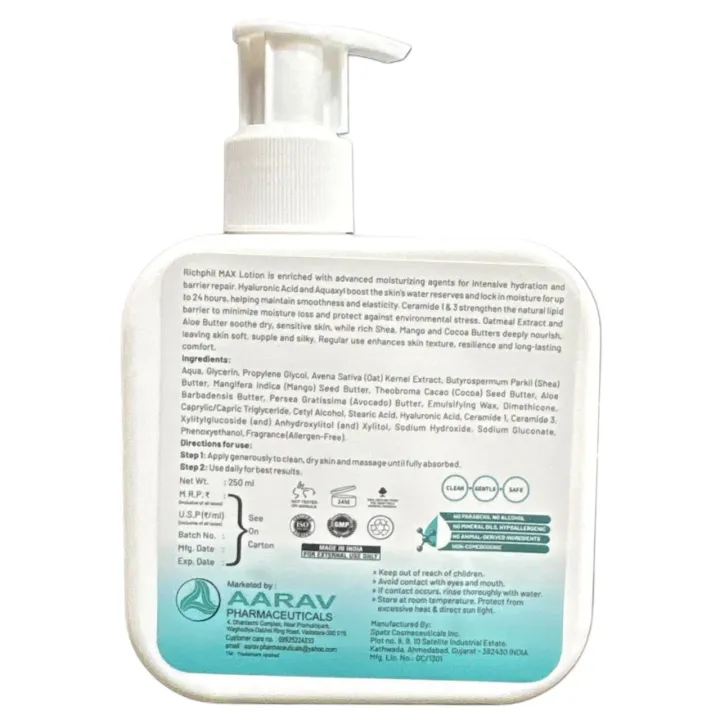 Richphil Max Moisturising Lotion 250ml product image