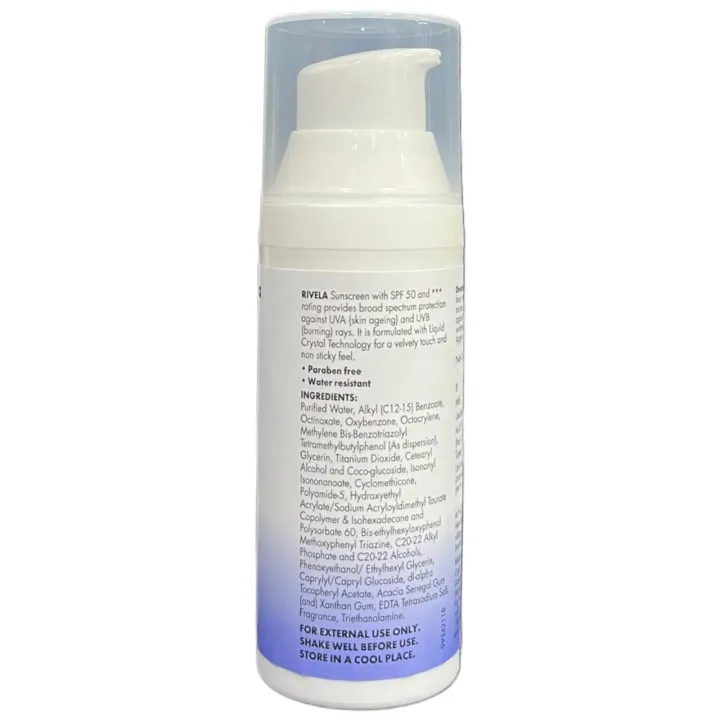 Rivela Spf 50 Sunscreen Lotion product image