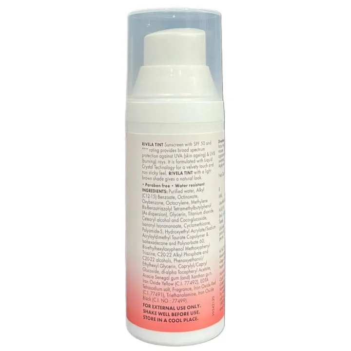 Rivela Tint Spf 50 Sunscreen Lotion product image
