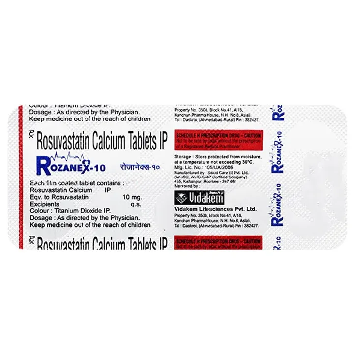 Rozanex 10mg Tablet product image