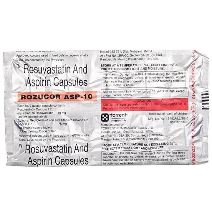 Rozucor Asp 10 Capsule product image