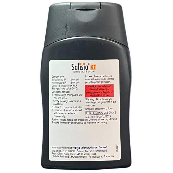 Salisia Kt Anti Dandruff Shampoo 75ml product image