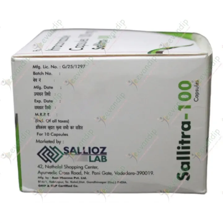 Sallitra 100mg Capsule product image