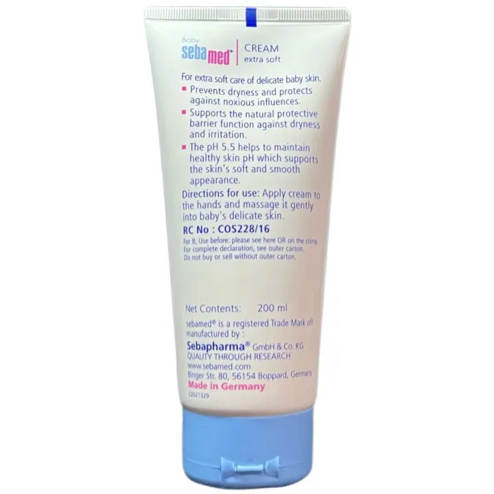 Sebamed Baby Cream Extra Soft 200ml product image