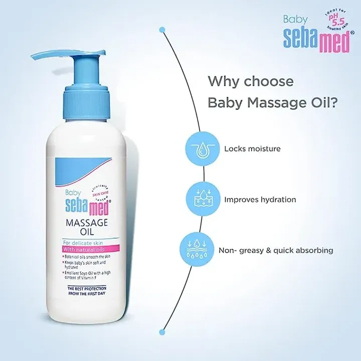 Sebamed Baby Massage Oil 150ml product image