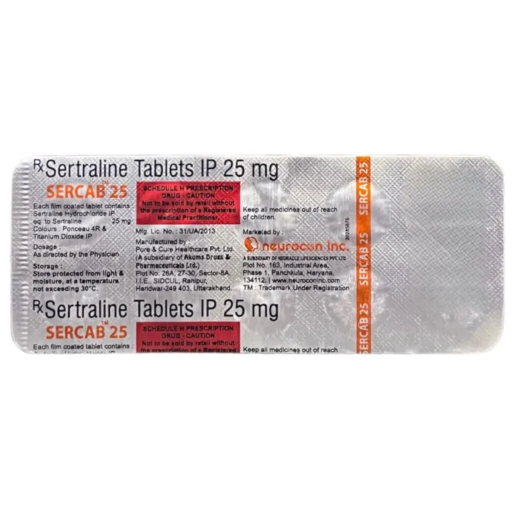 Sercab 25 Tablet product image