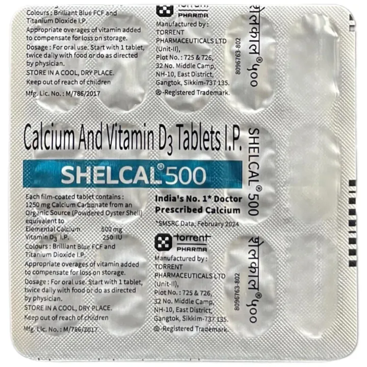 Shelcal 500 Tablet product image